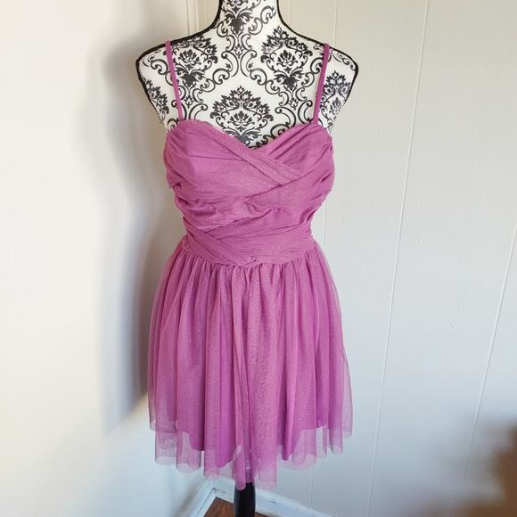BCX Dresses & Skirts - BCX Shimmer Tulle Mini Dress